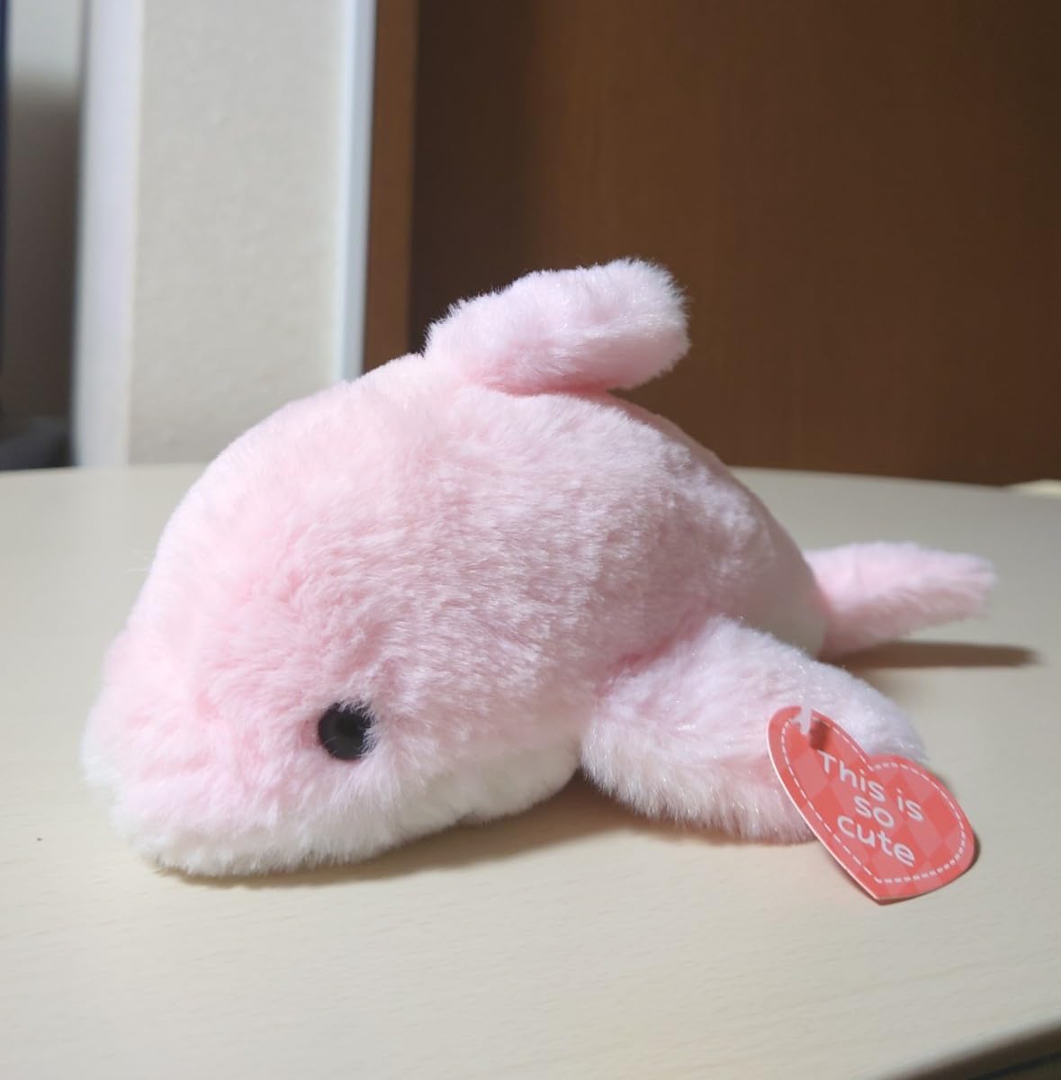 Amazon.co.jp: This is so cute 海の生き物ぬいぐるみ ピンクイルカ